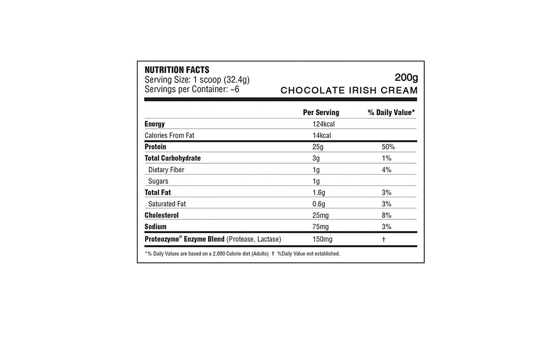 Procel 100% Whey Pro-Standard Chocolate Irish Cream Flavor   Pack  200 grams